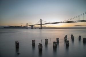 Bay bridge of San Francisco