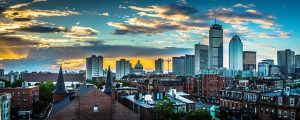 Interstate movers Massachusetts are taking you to Boston skyline.