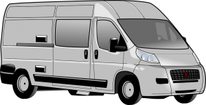 A moving van