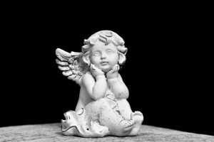 Angel stone figure 