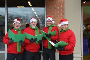 Carolers spending Christmas in Florida 