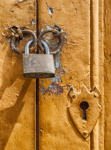 a lock