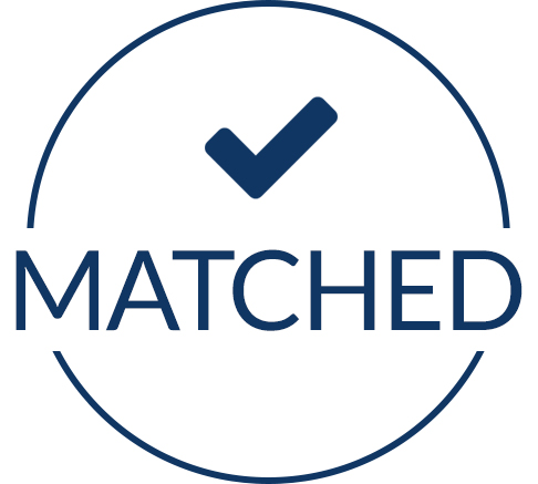 Matched company checkmark