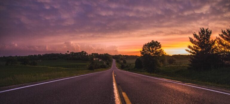 Empty road