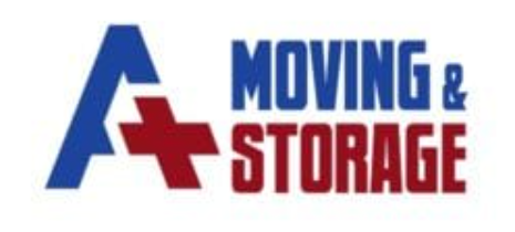 The A+ Moving and Storage company logo