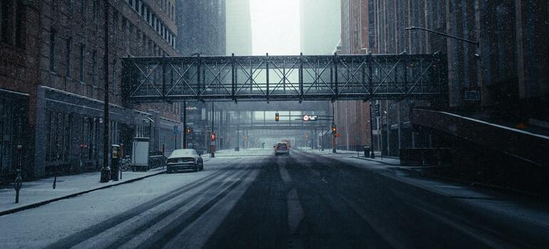 Minneapolis during winter