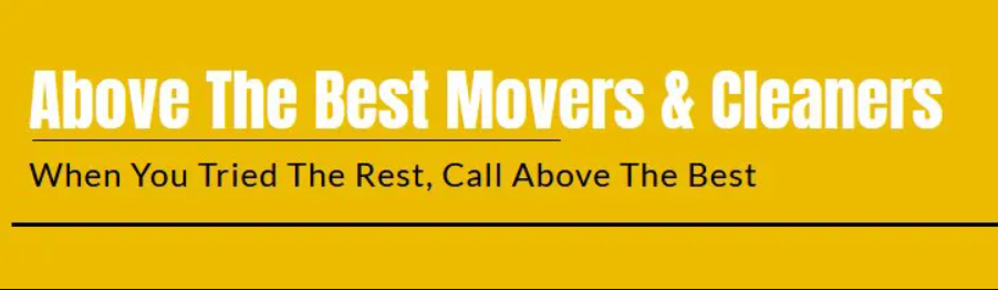 Above The Best Movers and Cleaners company logo