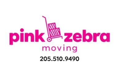 Pink Zebra Moving company logo