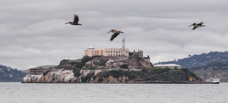 Alcatraz Island in San Francisco whic is one of the best cities for educated millennials