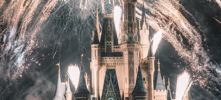 fireworks in Disney world