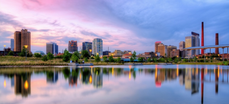 Birmingham - your possible destination after moving from Florida to Alabama.