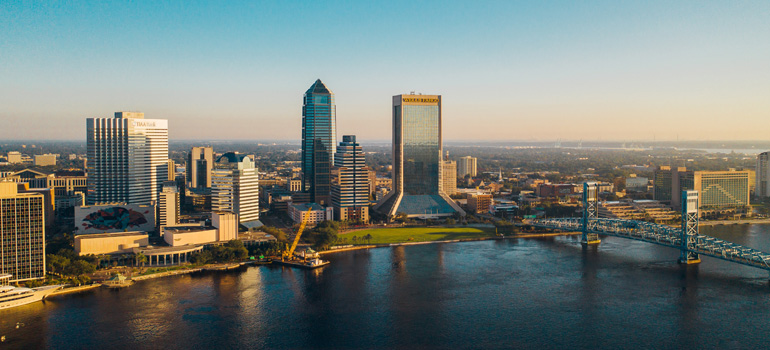 A skyline of Jacksonville