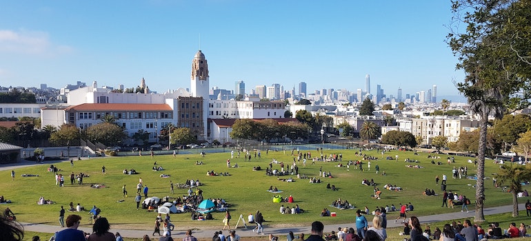 A photo of a park in SF you can enjoy after moving from Indianapolis to San Francisco