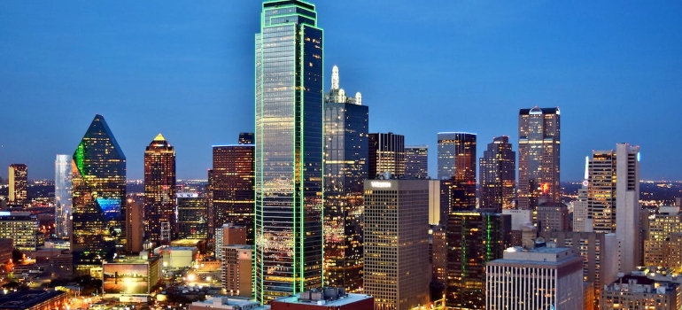 the Bank of America Plaza at Dallas, Texas