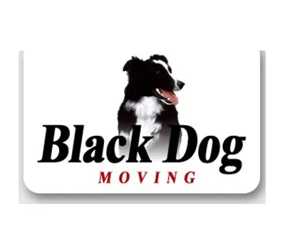 Black Dog moving company logo