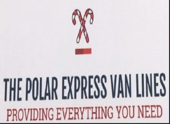 The Polar Express Van Lines company logo