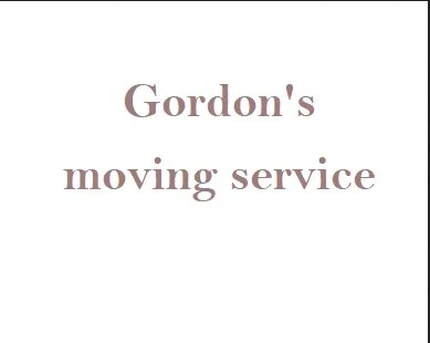 Gordon's moving service company logo