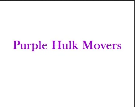 Purple Hulk Movers company logo