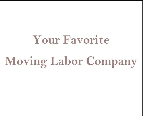 Your Favorite Moving Labor Company logo