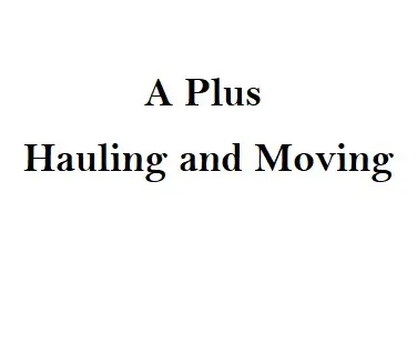 A Plus Hauling and Moving logo
