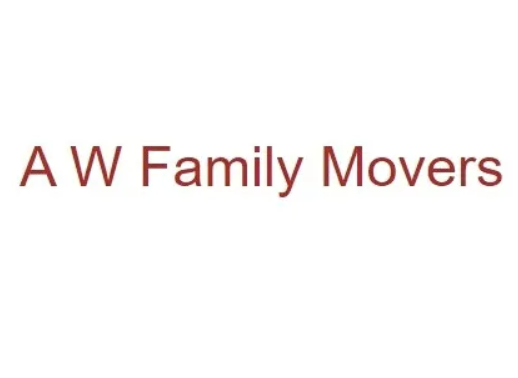 A W Family Movers company logo