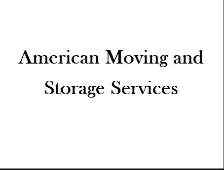 American Moving and Storage Services company logo