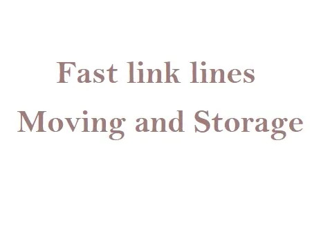 Fast link lines Moving and Storage company logo