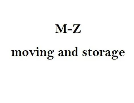 M-Z moving and storage company logo