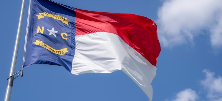 a flag of North Carolina
