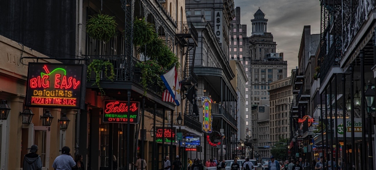 Picture of a street in New Orleans