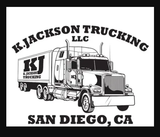 K Jackson trucking company logo