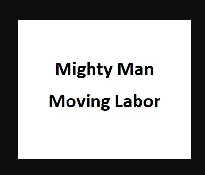 Mighty Man Moving Labor company logo
