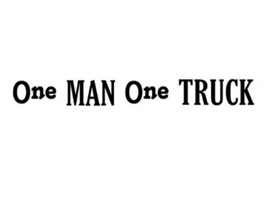 One Man One Truck company logo