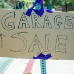 A sign that says "Garage sale"