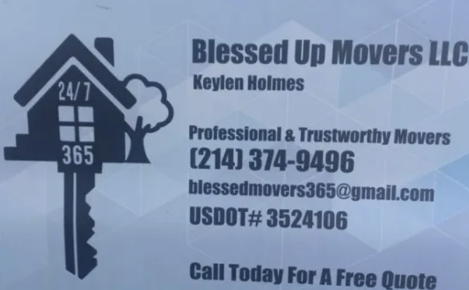 Blessed UP Movers company logo