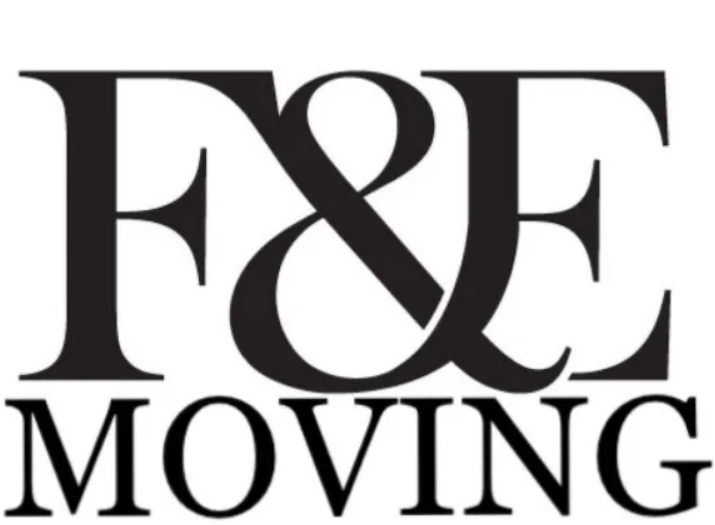 F & E Moving company logo
