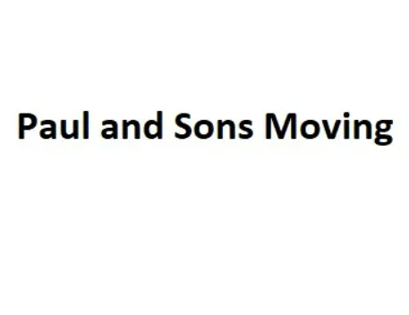 Paul and Sons Moving company logo