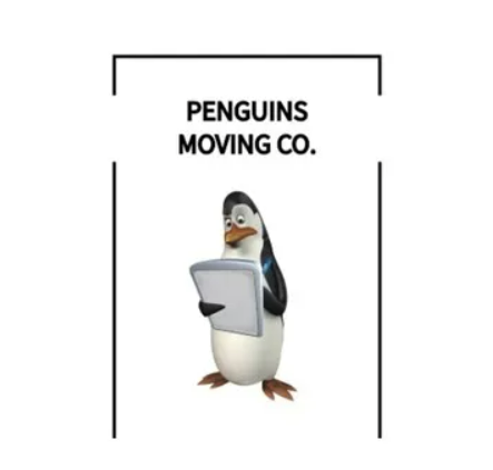 Penguins Moving company logo