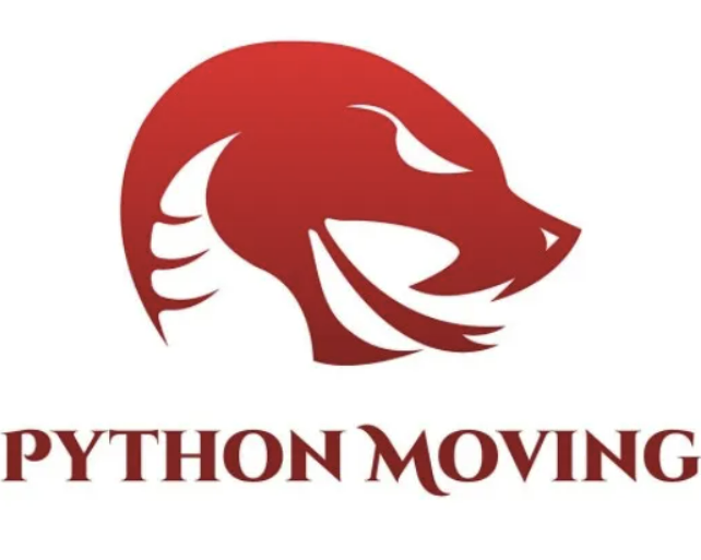 Python Moving company logo