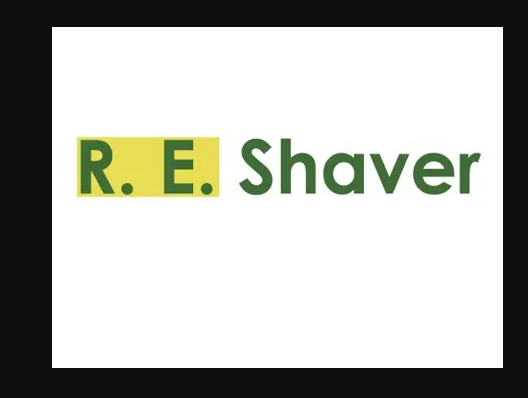 R E Shaver company logo