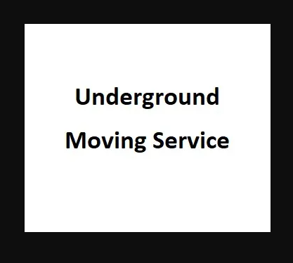 Underground Moving Service company logo