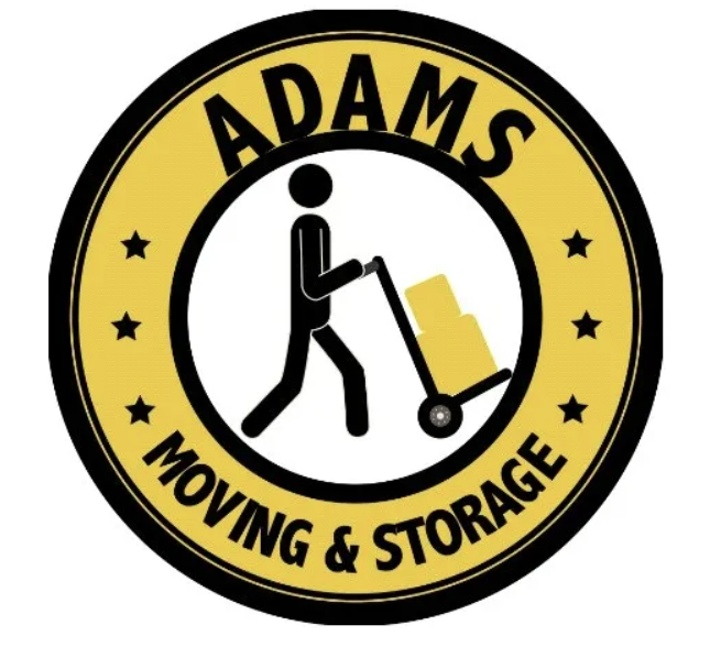 Adams moving and storage company logo