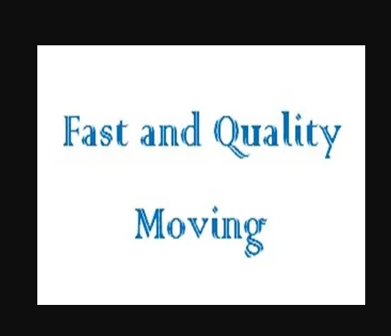 Fast and Quality Moving company logo
