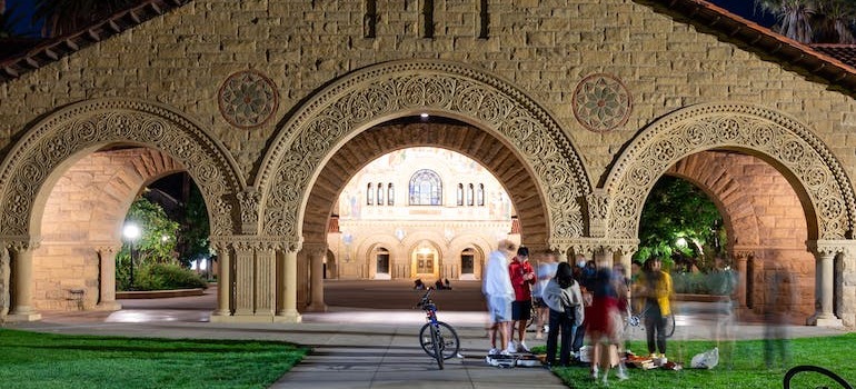 Enterance of Stanford University