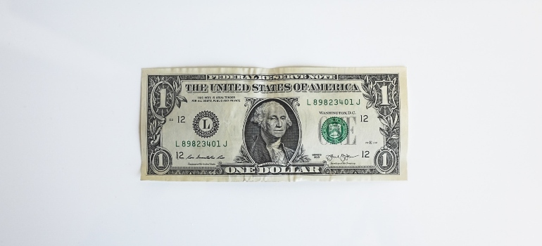 Picture of a dollar bill 