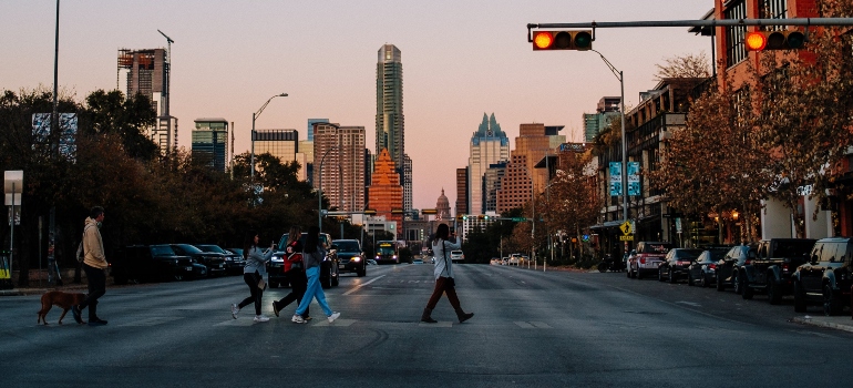 The streets of Austin.