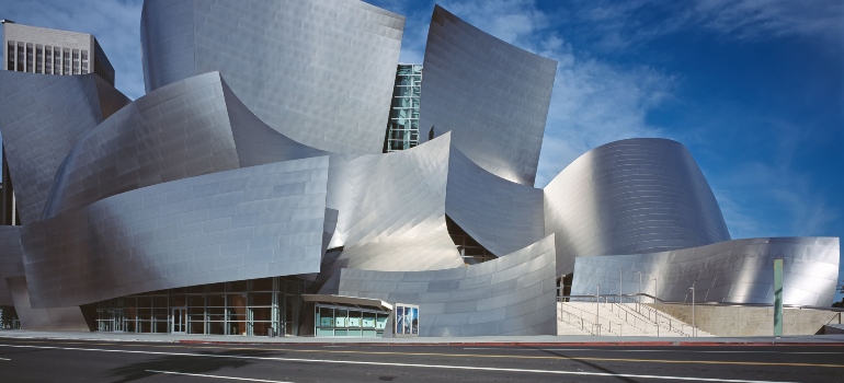 Walt Disney concert hall people visit after moving from Austin to Los Angeles.