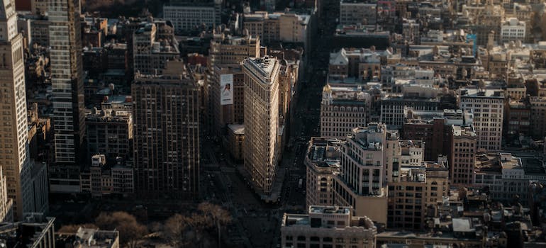 aerial photo of New York City