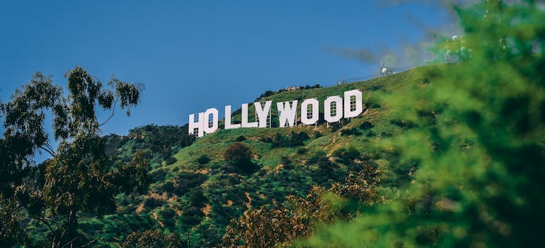 a Hollywood sign in Los Angeles