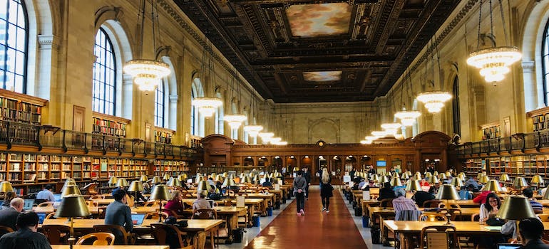 a library in NYC